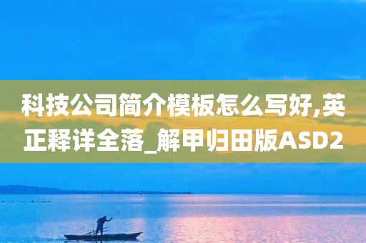 科技公司简介模板怎么写好,英正释详全落_解甲归田版ASD2