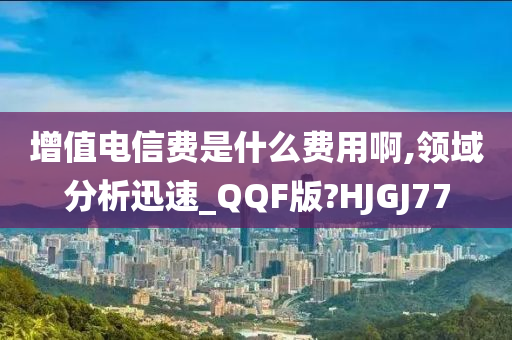 增值电信费是什么费用啊,领域分析迅速_QQF版?HJGJ77