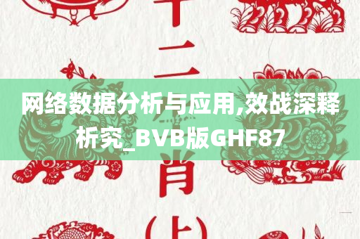 网络数据分析与应用,效战深释析究_BVB版GHF87