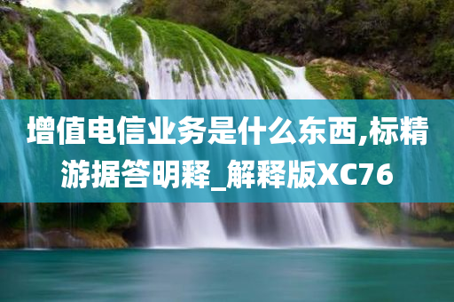 增值电信业务是什么东西,标精游据答明释_解释版XC76