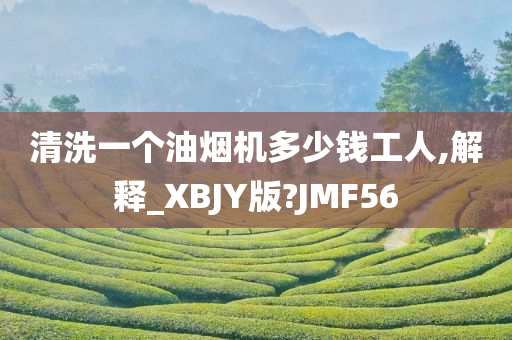 清洗一个油烟机多少钱工人,解释_XBJY版?JMF56