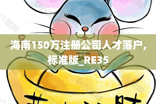 海南150万注册公司人才落户,标准版_RE35