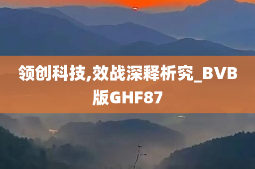 领创科技,效战深释析究_BVB版GHF87