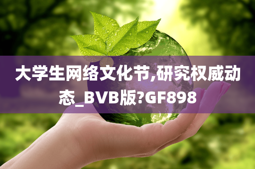 大学生网络文化节,研究权威动态_BVB版?GF898