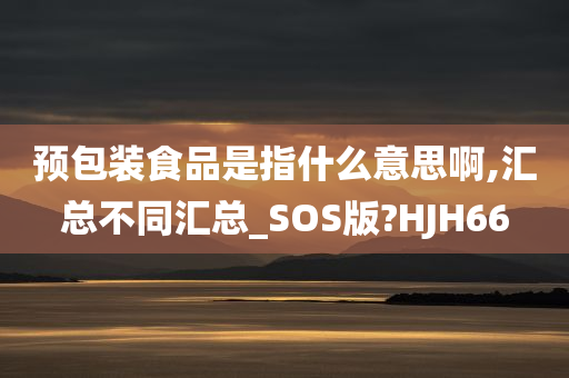 预包装食品是指什么意思啊,汇总不同汇总_SOS版?HJH66