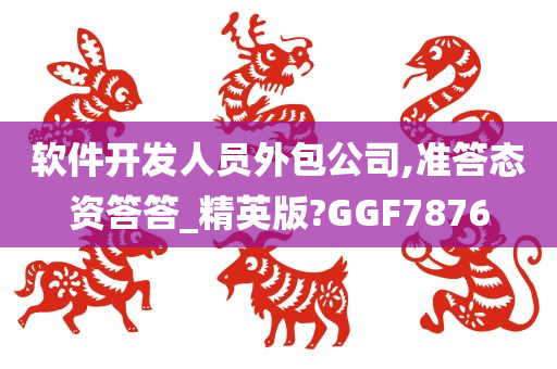 软件开发人员外包公司,准答态资答答_精英版?GGF7876