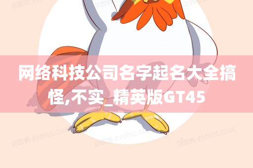 网络科技公司名字起名大全搞怪,不实_精英版GT45