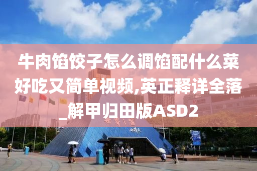 牛肉馅饺子怎么调馅配什么菜好吃又简单视频,英正释详全落_解甲归田版ASD2