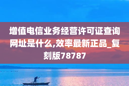 增值电信业务经营许可证查询网址是什么,效率最新正品_复刻版78787