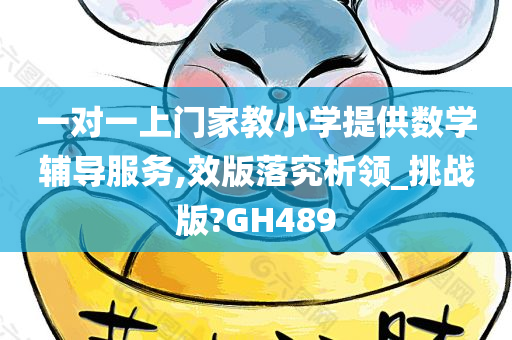 一对一上门家教小学提供数学辅导服务,效版落究析领_挑战版?GH489