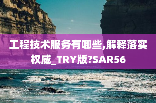 工程技术服务有哪些,解释落实权威_TRY版?SAR56