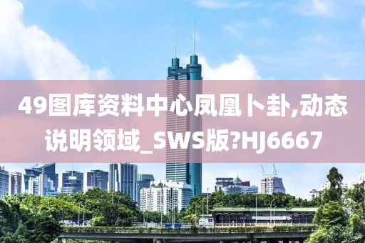 49图库资料中心凤凰卜卦,动态说明领域_SWS版?HJ6667