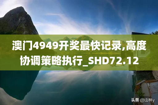 澳门4949开奖最快记录,高度协调策略执行_SHD72.12