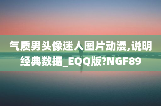 气质男头像迷人图片动漫,说明经典数据_EQQ版?NGF89