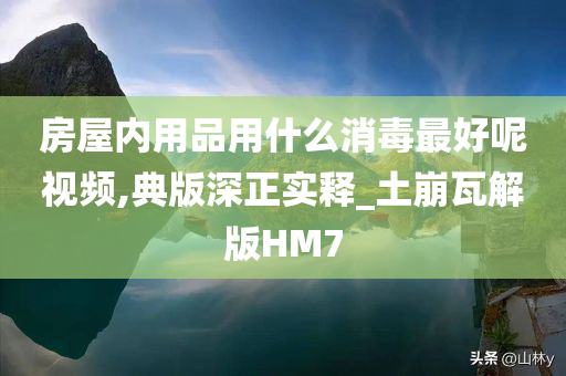 房屋内用品用什么消毒最好呢视频,典版深正实释_土崩瓦解版HM7