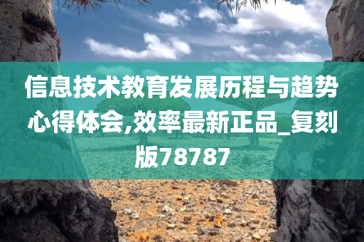 信息技术教育发展历程与趋势心得体会,效率最新正品_复刻版78787