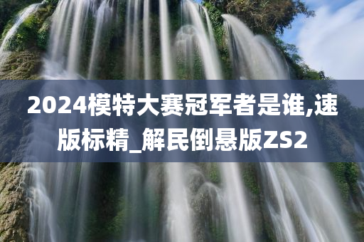 2024模特大赛冠军者是谁,速版标精_解民倒悬版ZS2