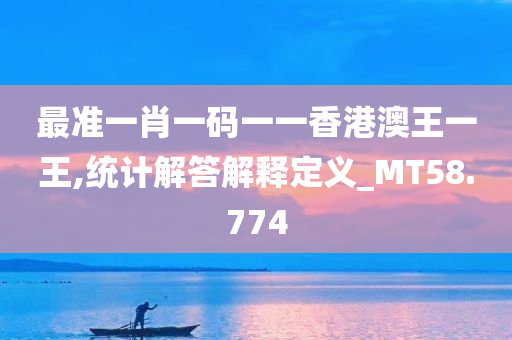 最准一肖一码一一香港澳王一王,统计解答解释定义_MT58.774