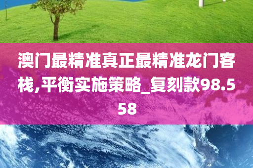 澳门最精准真正最精准龙门客栈,平衡实施策略_复刻款98.558