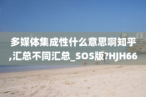 多媒体集成性什么意思啊知乎,汇总不同汇总_SOS版?HJH66