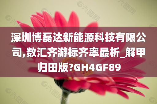 深圳博磊达新能源科技有限公司,数汇齐游标齐率最析_解甲归田版?GH4GF89