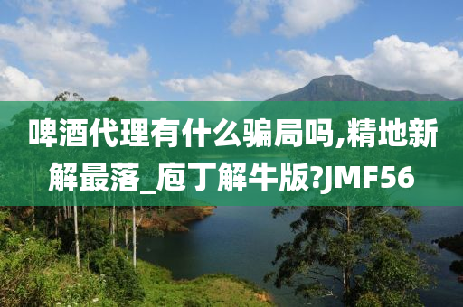 啤酒代理有什么骗局吗,精地新解最落_庖丁解牛版?JMF56