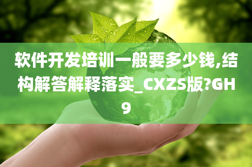 软件开发培训一般要多少钱,结构解答解释落实_CXZS版?GH9