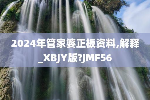 2024年管家婆正板资料,解释_XBJY版?JMF56