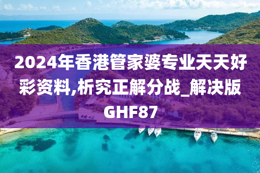 2024年香港管家婆专业天天好彩资料,析究正解分战_解决版GHF87