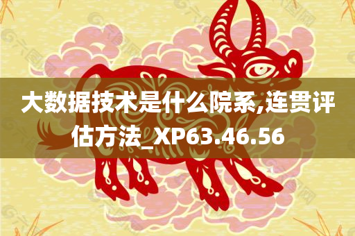 大数据技术是什么院系,连贯评估方法_XP63.46.56