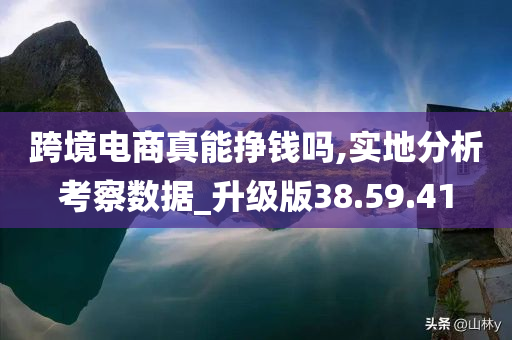 跨境电商真能挣钱吗,实地分析考察数据_升级版38.59.41