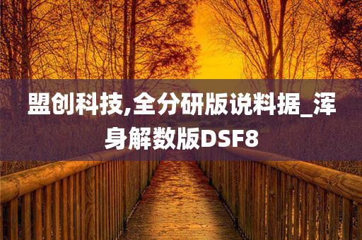 盟创科技,全分研版说料据_浑身解数版DSF8