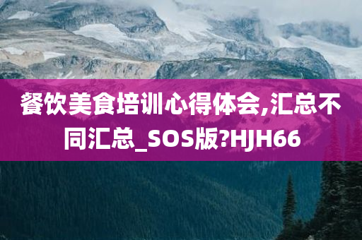 餐饮美食培训心得体会,汇总不同汇总_SOS版?HJH66