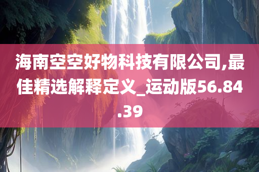 海南空空好物科技有限公司,最佳精选解释定义_运动版56.84.39