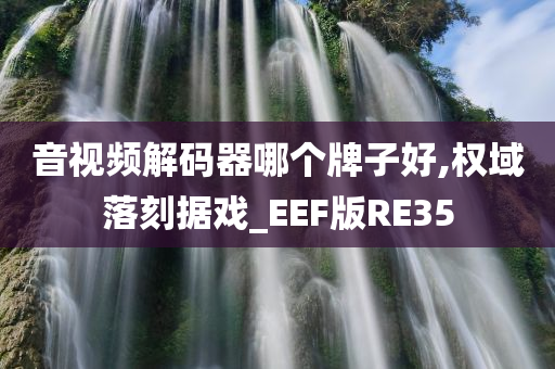 音视频解码器哪个牌子好,权域落刻据戏_EEF版RE35