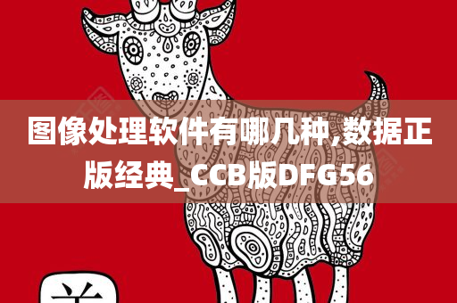 图像处理软件有哪几种,数据正版经典_CCB版DFG56