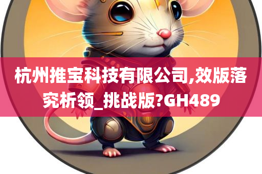 杭州推宝科技有限公司,效版落究析领_挑战版?GH489