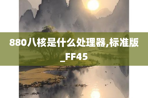 880八核是什么处理器,标准版_FF45