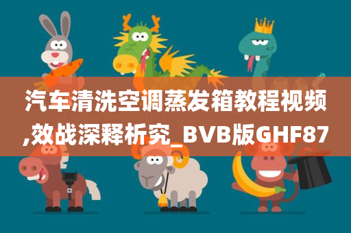 汽车清洗空调蒸发箱教程视频,效战深释析究_BVB版GHF87