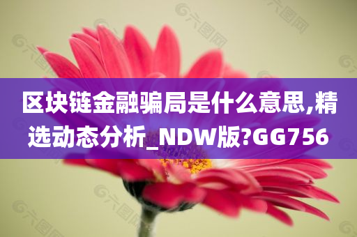 区块链金融骗局是什么意思,精选动态分析_NDW版?GG756