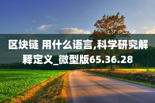 区块链 用什么语言,科学研究解释定义_微型版65.36.28