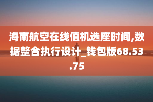 海南航空在线值机选座时间,数据整合执行设计_钱包版68.53.75