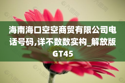 海南海口空空商贸有限公司电话号码,详不数数实构_解放版GT45