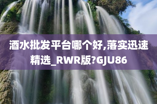 酒水批发平台哪个好,落实迅速精选_RWR版?GJU86