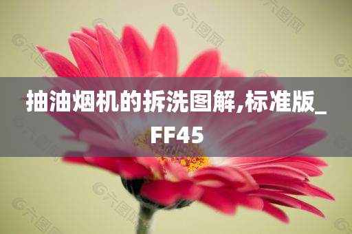 抽油烟机的拆洗图解,标准版_FF45