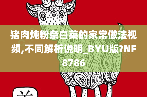 猪肉炖粉条白菜的家常做法视频,不同解析说明_BYU版?NF8786