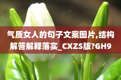 气质女人的句子文案图片,结构解答解释落实_CXZS版?GH9