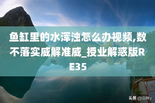 鱼缸里的水浑浊怎么办视频,数不落实威解准威_授业解惑版RE35