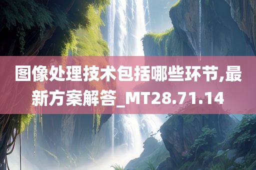 图像处理技术包括哪些环节,最新方案解答_MT28.71.14