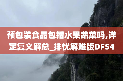 预包装食品包括水果蔬菜吗,详定复义解总_排忧解难版DFS4